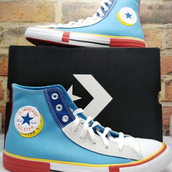 Converse Chuck Taylor All Star High 'Double Logo' Size 9 Mens or 11 Womens NIB - Picture 2 of 5